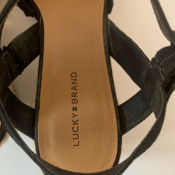 Lucky Brand Women's Mindra Espadrille Wedge Sandal size 12 - Picture 5 of 10